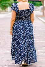 The Wildflower's Song Maxi Dress, Navy
