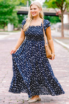 The Wildflower's Song Maxi Dress, Navy