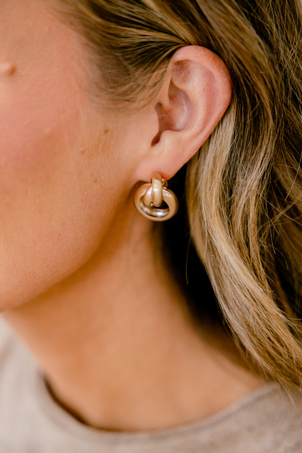This Is Ours Earrings, Gold