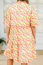 Through The Arbor Dress, Pink