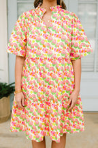 Through The Arbor Dress, Pink