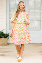 Through The Arbor Dress, Pink
