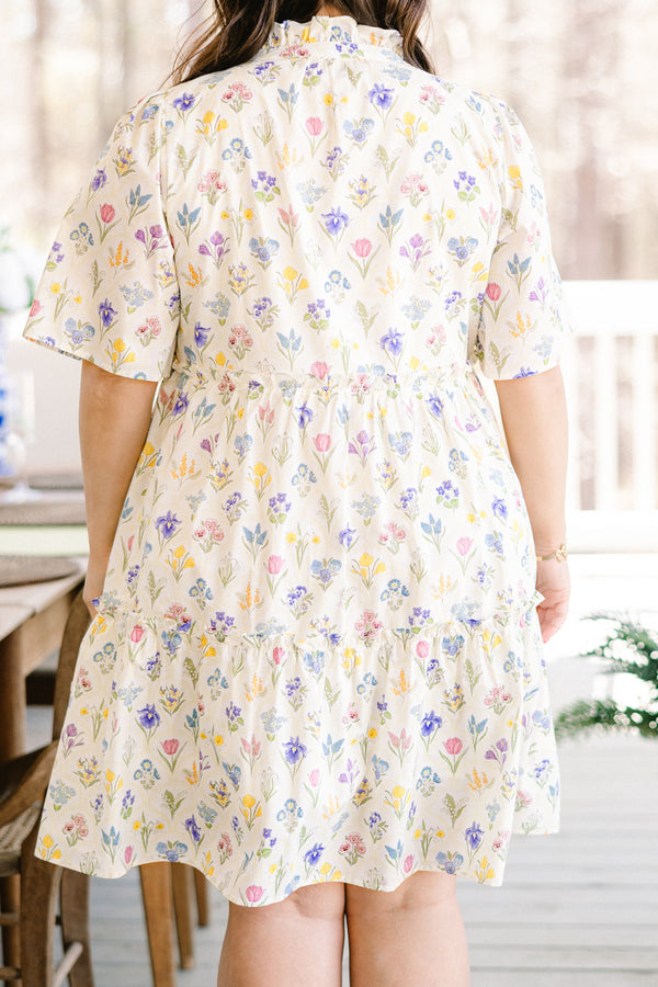 Durch den Laubengang Kleid, Weiß