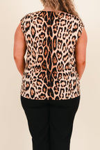 Durch die Sahara Top, Braun