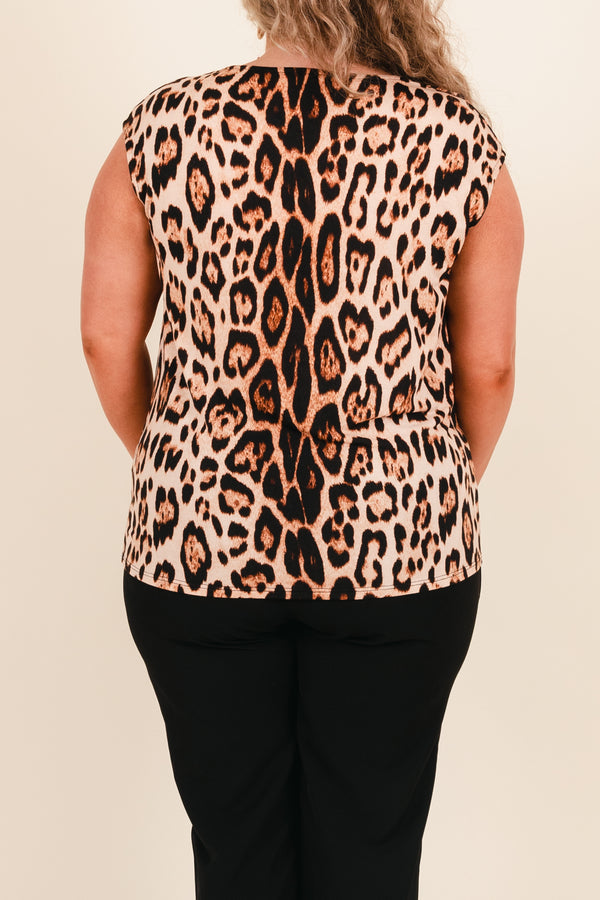 Durch die Sahara Top, Braun