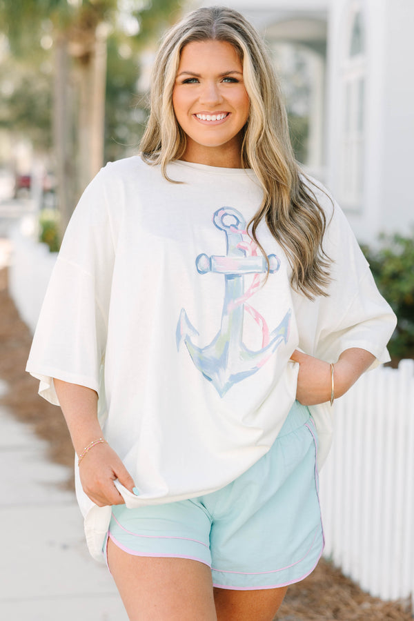 Thrown In The Mix Shorts, Aqua/Pink