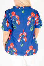 A New Day Top, Blau