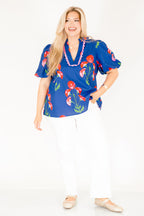 A New Day Top, Blau