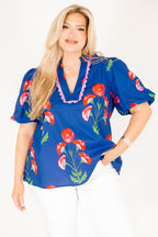 A New Day Top, Blau