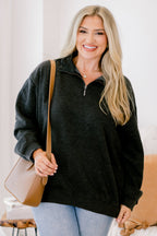 Pullover „Time To Tell“, Schwarz