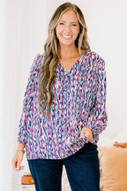 Timeless Flow Top, Jade Multi
