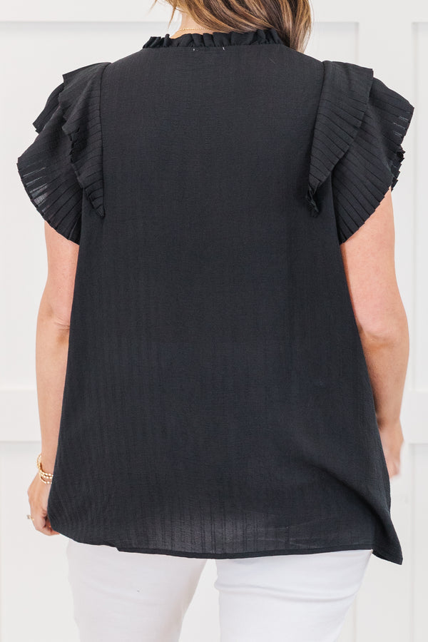 Tip Toe Dancing Top, Schwarz