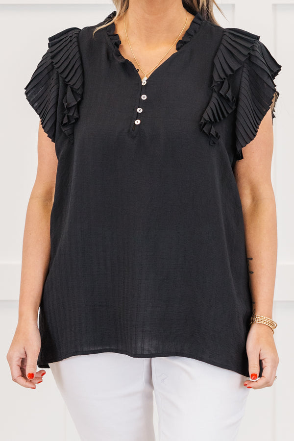Tip Toe Dancing Top, Schwarz
