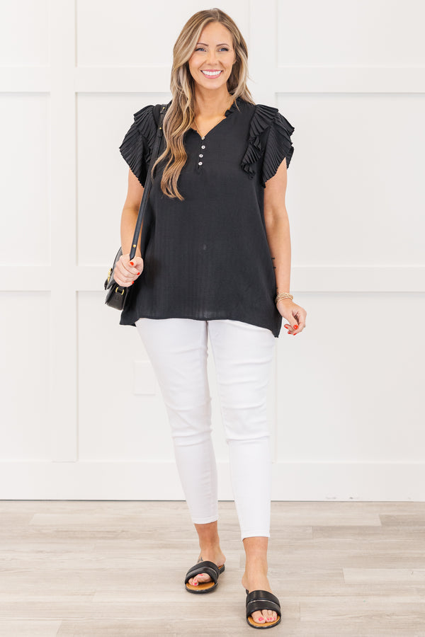 Tip Toe Dancing Top, Schwarz