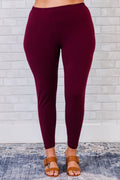 To Be True Leggings, Dunkle Pflaume