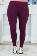To Be True Leggings, Eggplant