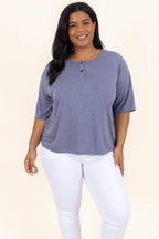Today Is A Good Day Top, Denim