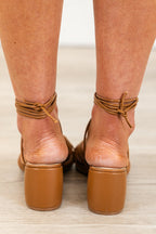 Touring Rome Heels, Brown