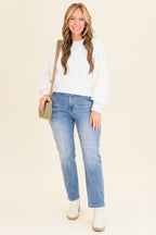 Treat You Better Jeans, mittlere Waschung