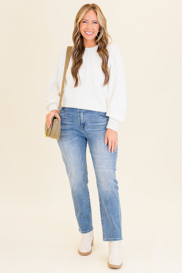 Treat You Better Jeans, mittlere Waschung