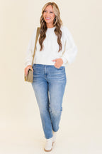 Treat You Better Jeans, mittlere Waschung