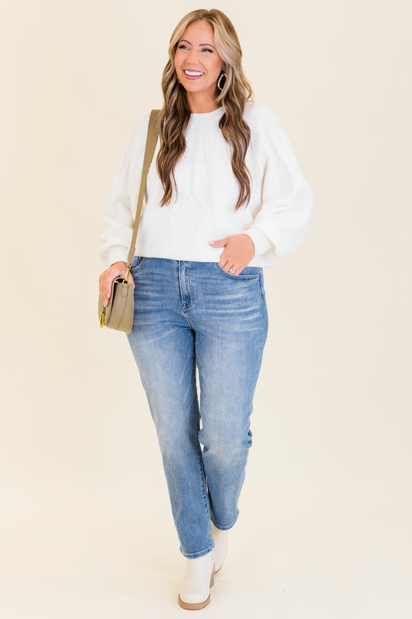 Treat You Better Jeans, mittlere Waschung