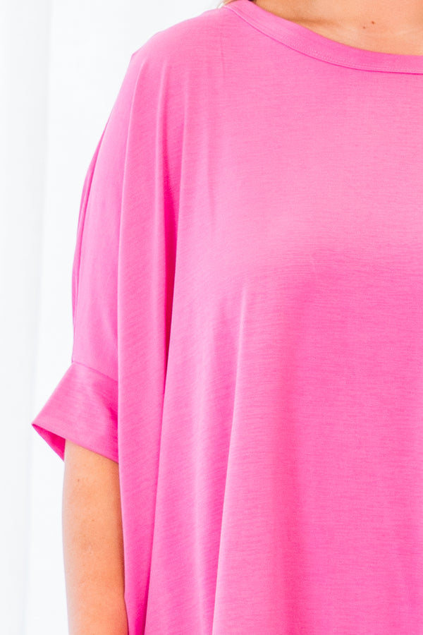Tropical Breeze Top, Magenta