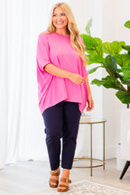 Tropical Breeze Top, Magenta
