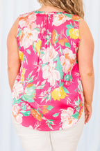 Tropical Dreamin' Tanktop, Rosa