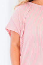 True And Charming Top, Blush
