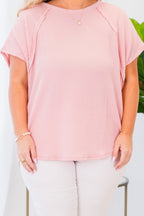 True And Charming Top, Blush