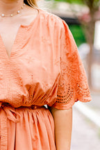 Try And Guess Dress, Orange