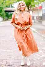 Try And Guess Dress, Orange