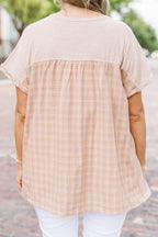 Two Steps Behind Top, Mauve