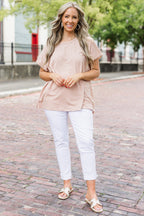Two Steps Behind Top, Mauve