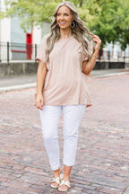 Two Steps Behind Top, Mauve