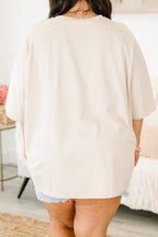 USA Chic Boyfriend Tee, Dust