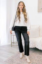 Unbothered By You Jeans, Black