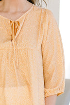 Under The Moon Top, Orange