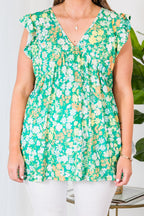 Understanding Your Love Babydoll Top, Green