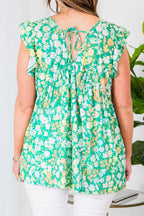 Understanding Your Love Babydoll Top, Green