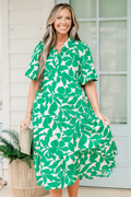 Dinner With The Girls Midi Dress, Green