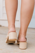 Blush Ambition Heels, Natural