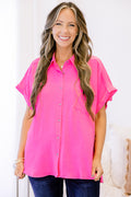Up In The Air Top, Neonfuchsia