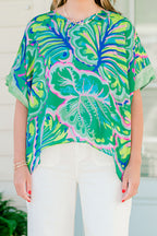 Vacation Dreams Top, Green