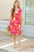 Vacay All Day Kleid, Fuchsia