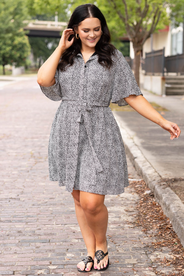Very Busy Dress, Black