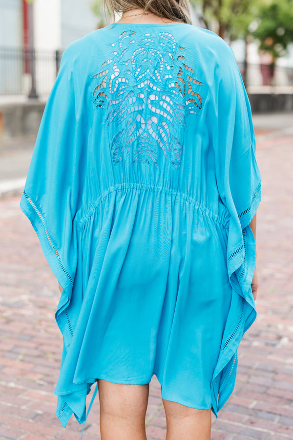 Vibrant Daze Coverup, Blue