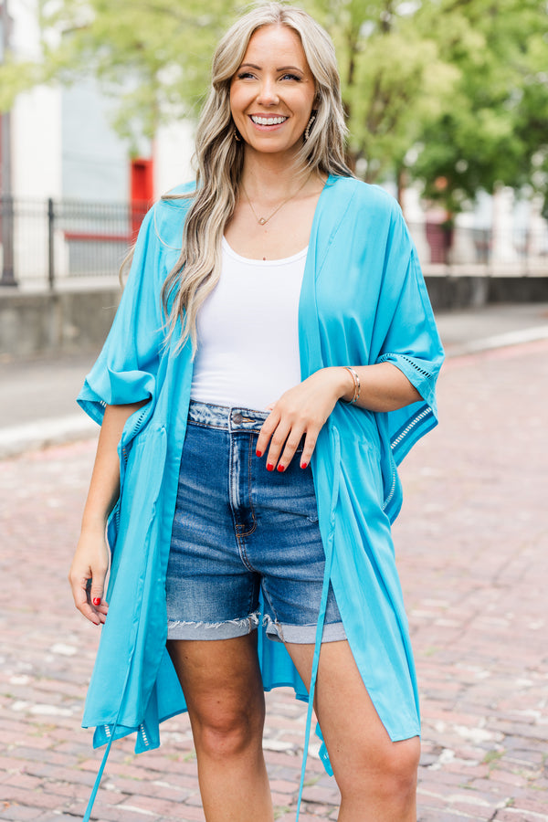 Vibrant Daze Coverup, Blue