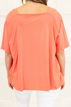 Vivid Imagination Top, Coral